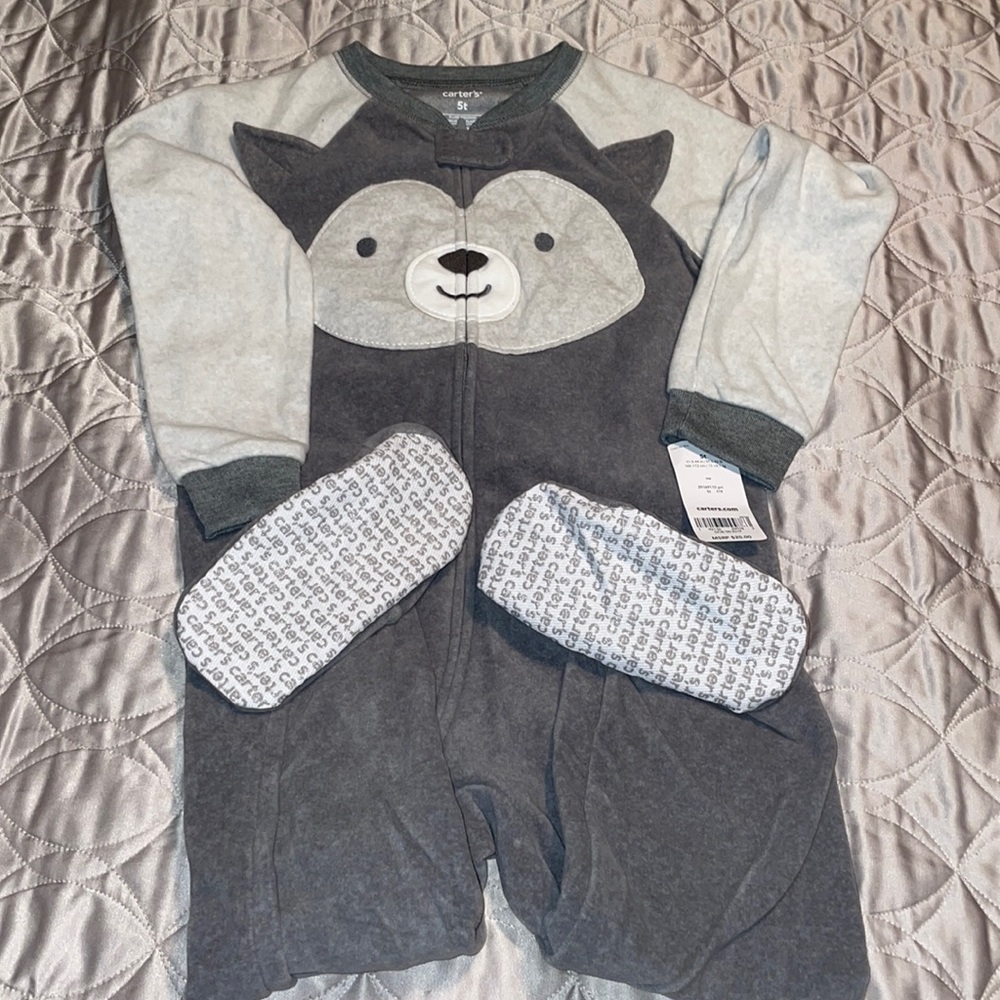 Carter’s fleece footsie pajamas